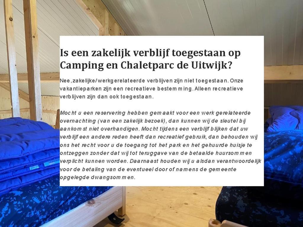 De Heen Camping De Uitwijk מראה חיצוני תמונה